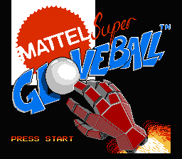 Super Glove Ball title screenshot